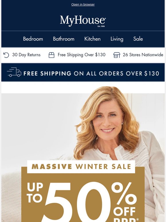 Up to 50% Off Deborah Hutton Pure Balance 🛌