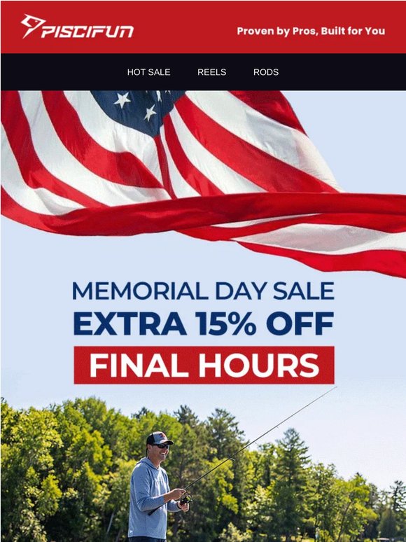 🚨Final Hours! Memorial Day Sale Ends Soon!