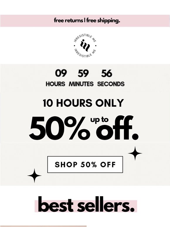 🚨 10 Hours Left - 50% Off Ends Tonight! Don't Miss It! 🚨