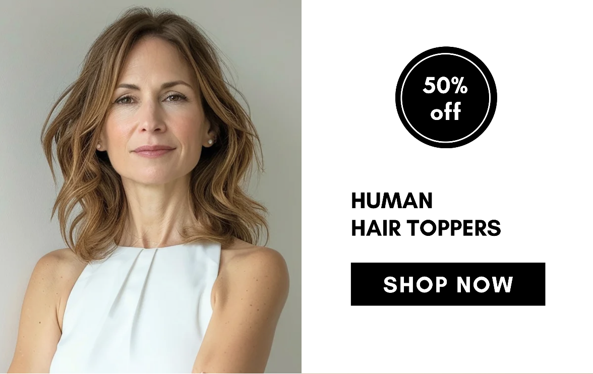 human  hair toppers SHOP NOW 50% off