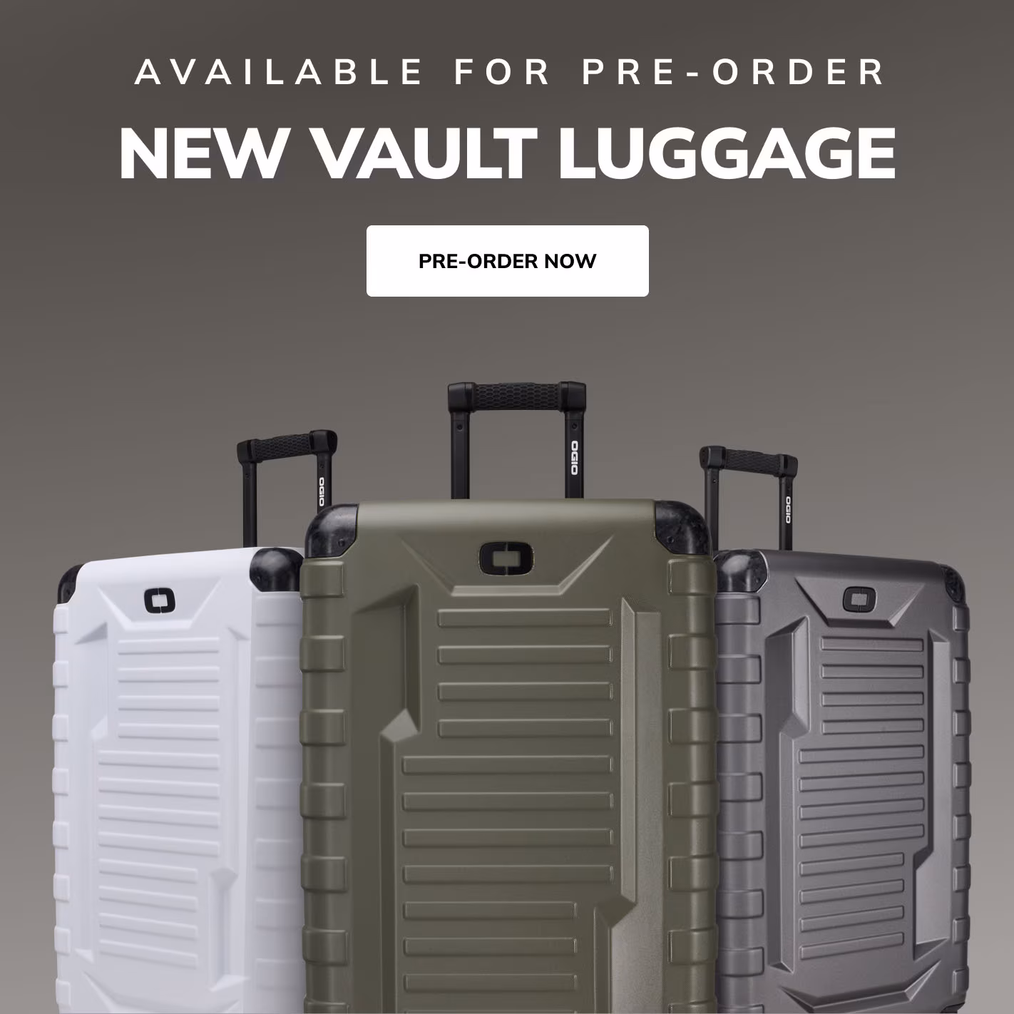 Available For Pre-Order new vault luggage colors