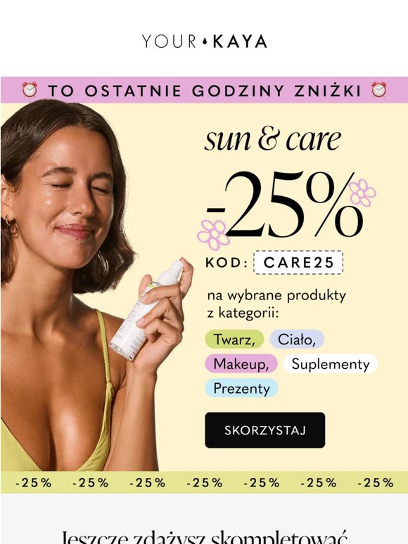 Ostatnie dni ☀️ sun & care -25%