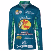 Bass Pro Shops Performance Quarter-Zip Long-Sleeve Fishing Jersey for Men - Tidal Sands