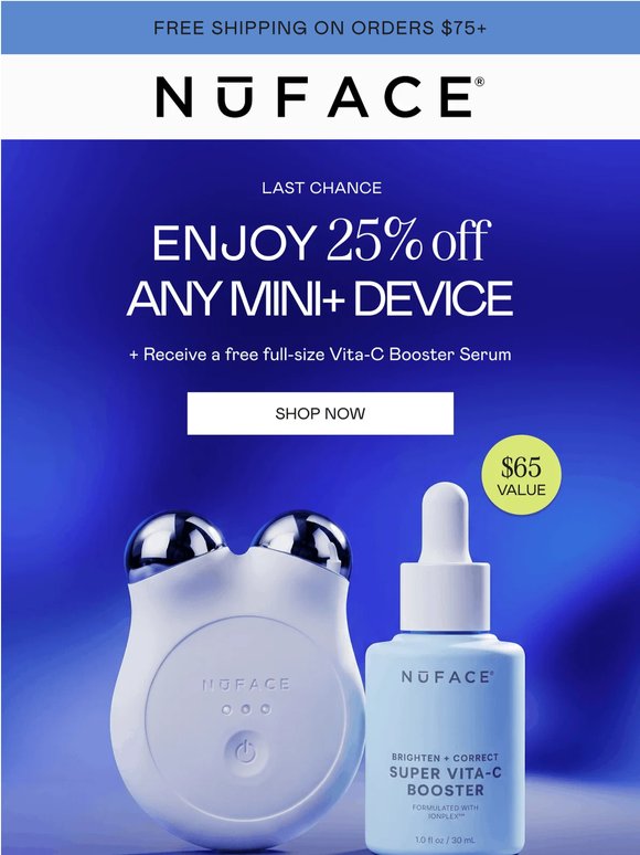 Last chance: 25% off MINI+