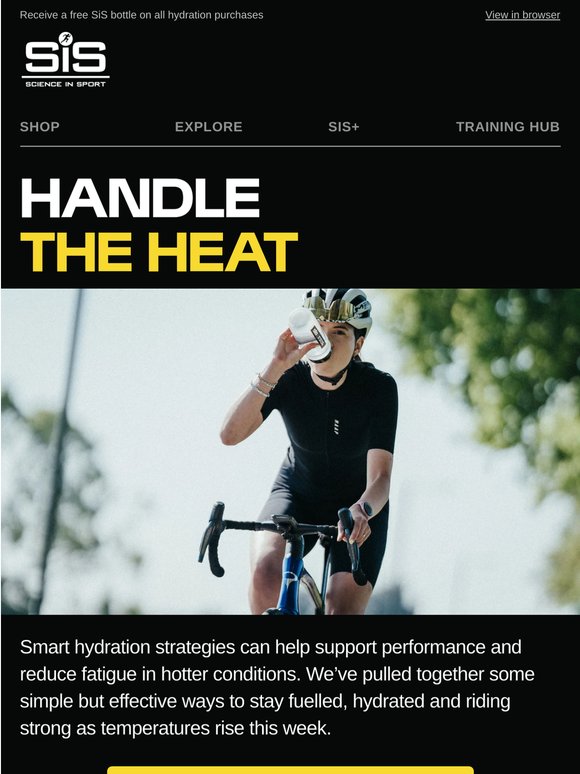 Don't let the heat drain your ride