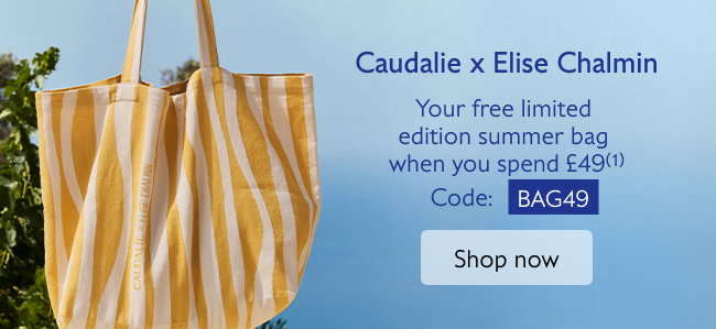 Your free limited edition summer bag when you spend £49(1)