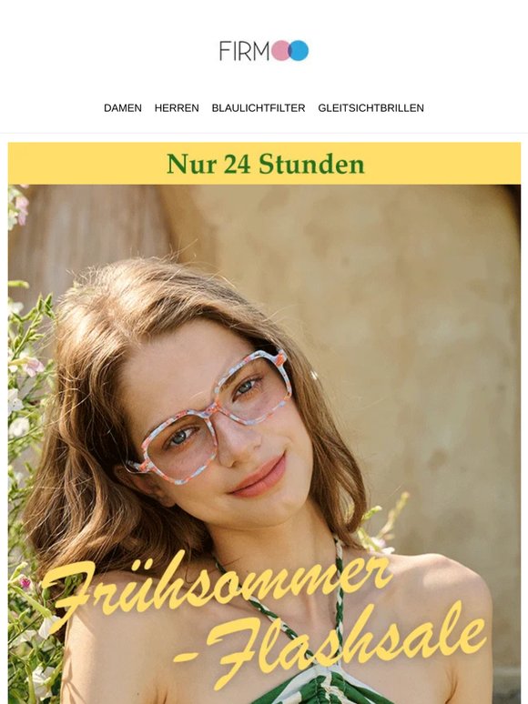 ⚡ 24h-Aktion: Ausgewählte Brillen für nur €5 ＆ extra - 50% auf Gläser! 💥