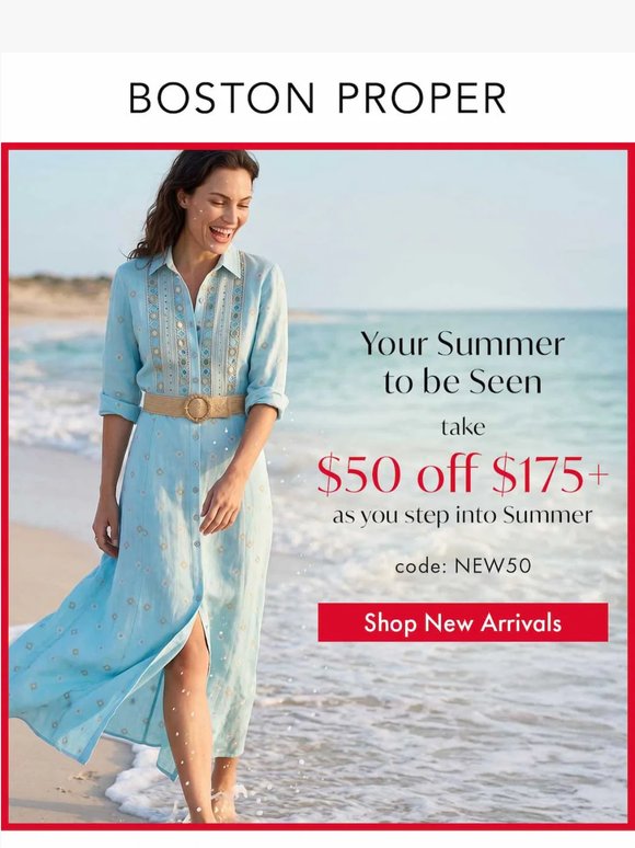 Final Hours to Save $50 On New Arrivals