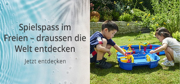 Spielspass im Freien – draußen die Welt entdecken