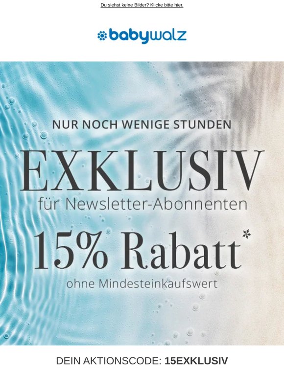 Sommer, Sonne & exklusive 15% für Dich 😎