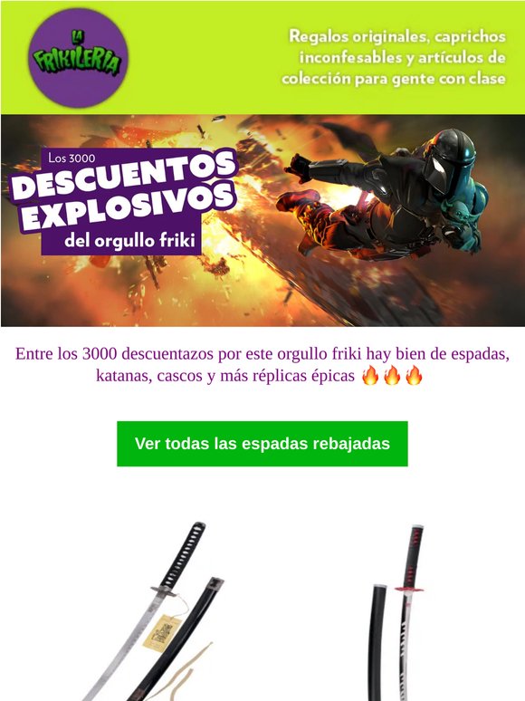 Orgullo friki 👉 selección de espadas épicas ⚔🔥