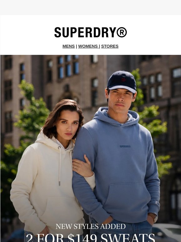 New Season Sweats. 2 for $149.