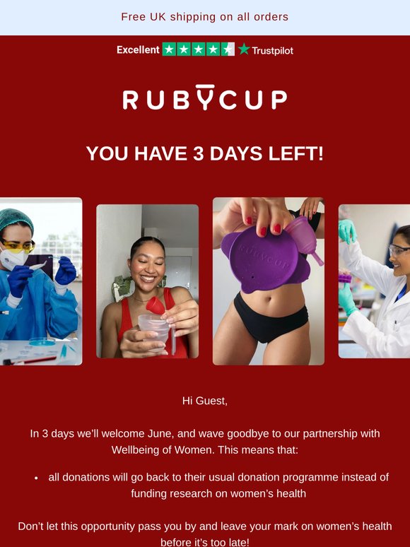 Only 3 days left!