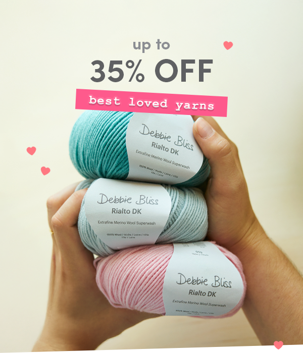 Sunny days call for Cotton & Acrylic yarns: up to 35% off!