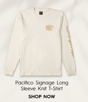 Pacifico Signage Long Sleeve Knit T-Shirt
