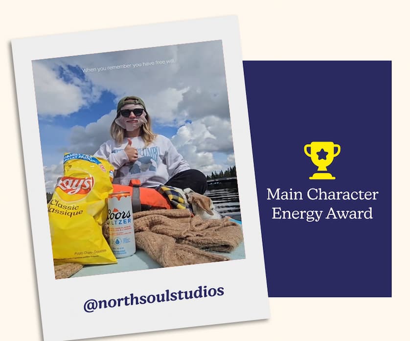 🏆 Main Character Energy Award