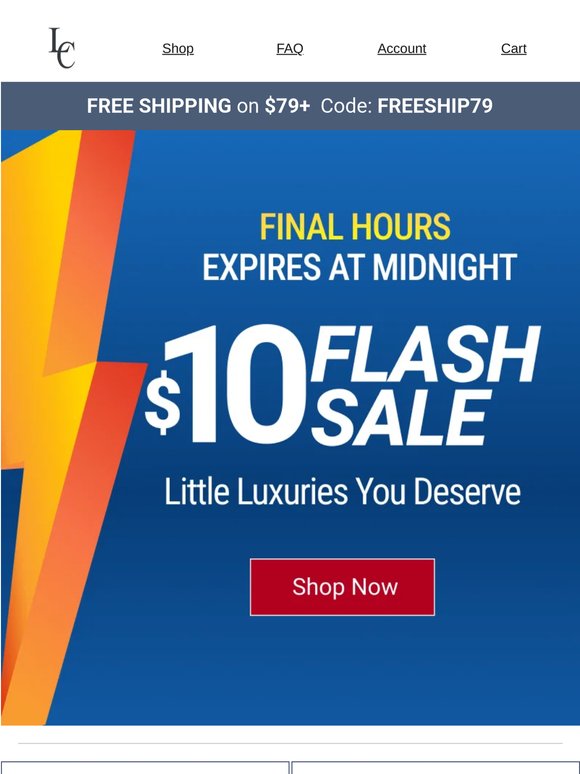 FINAL HOURS📣$10 Flash Sale