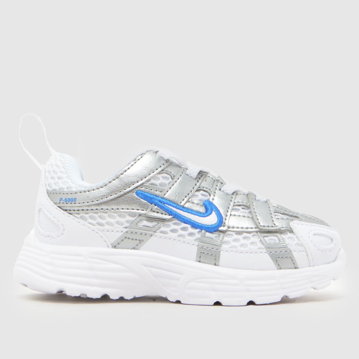 A Nike P-6000 Toddler in White & Blue