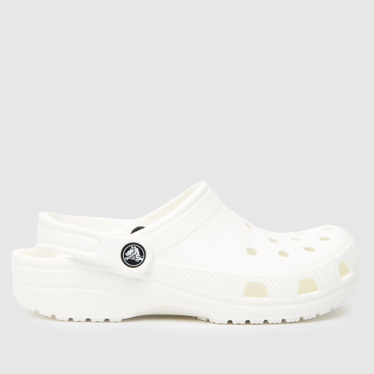 A Crocs Classic Clog Youth in White
