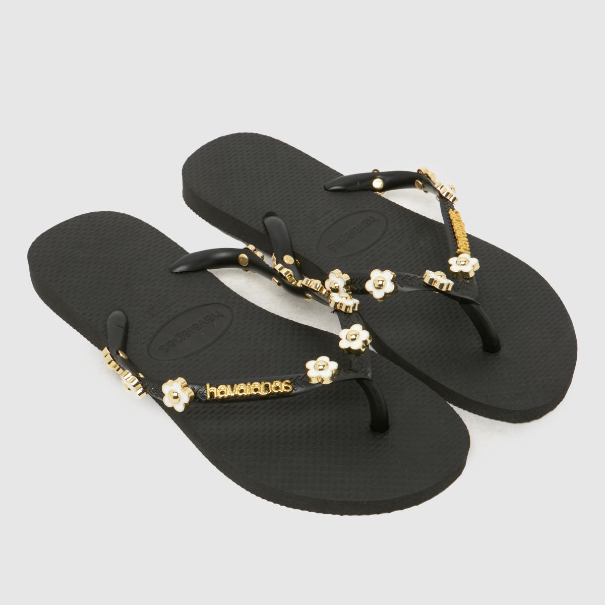 A Havaianas Slim Stylish Flip in Black