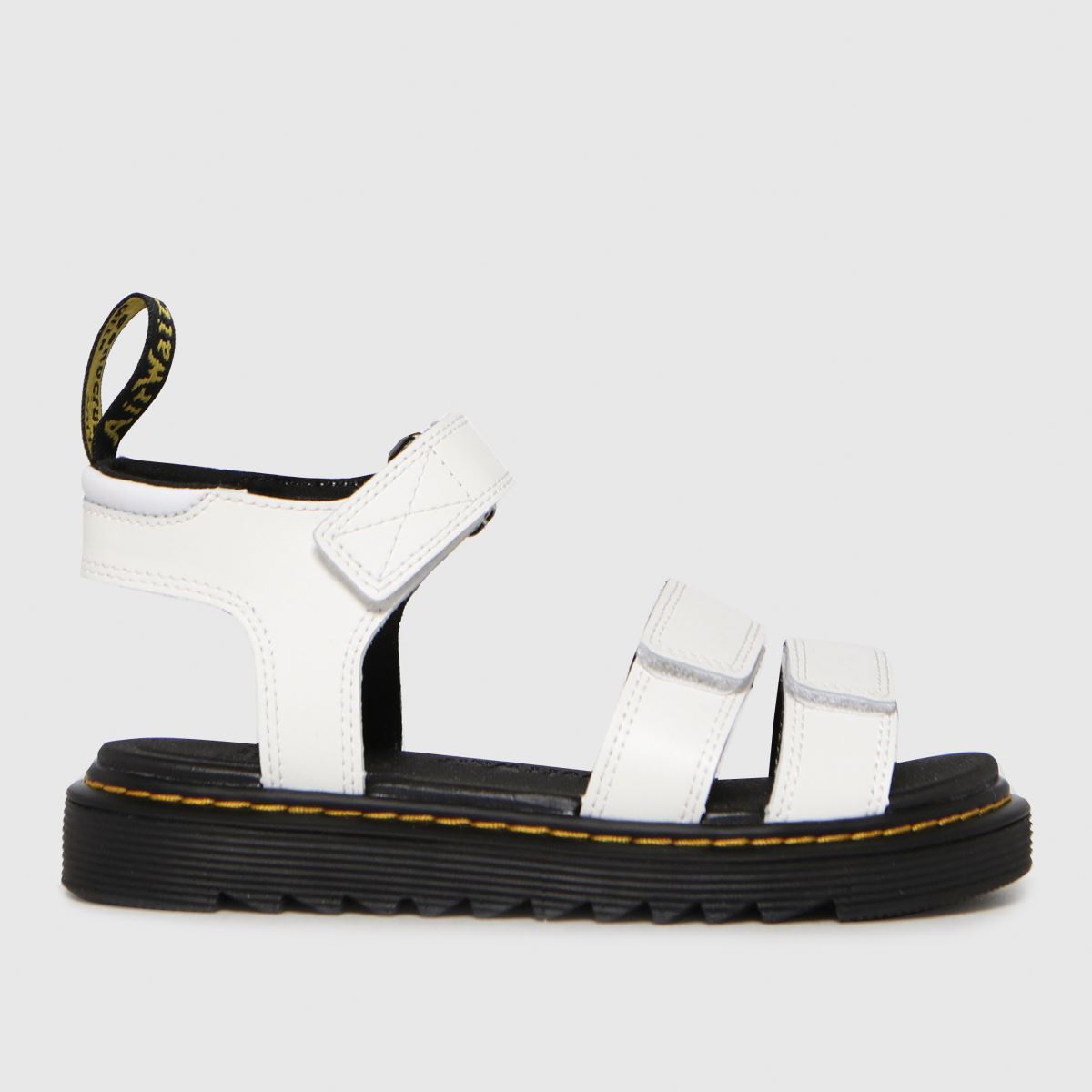 A Dr Martens Klaire Junior in White