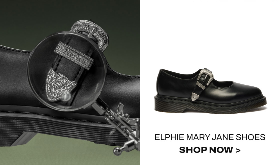 Elphie Mary Jane Atlas Leather Shoes