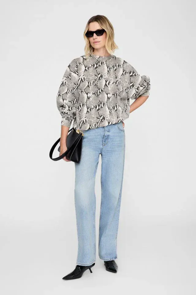 Image of Miles Sweatshirt Washed Python