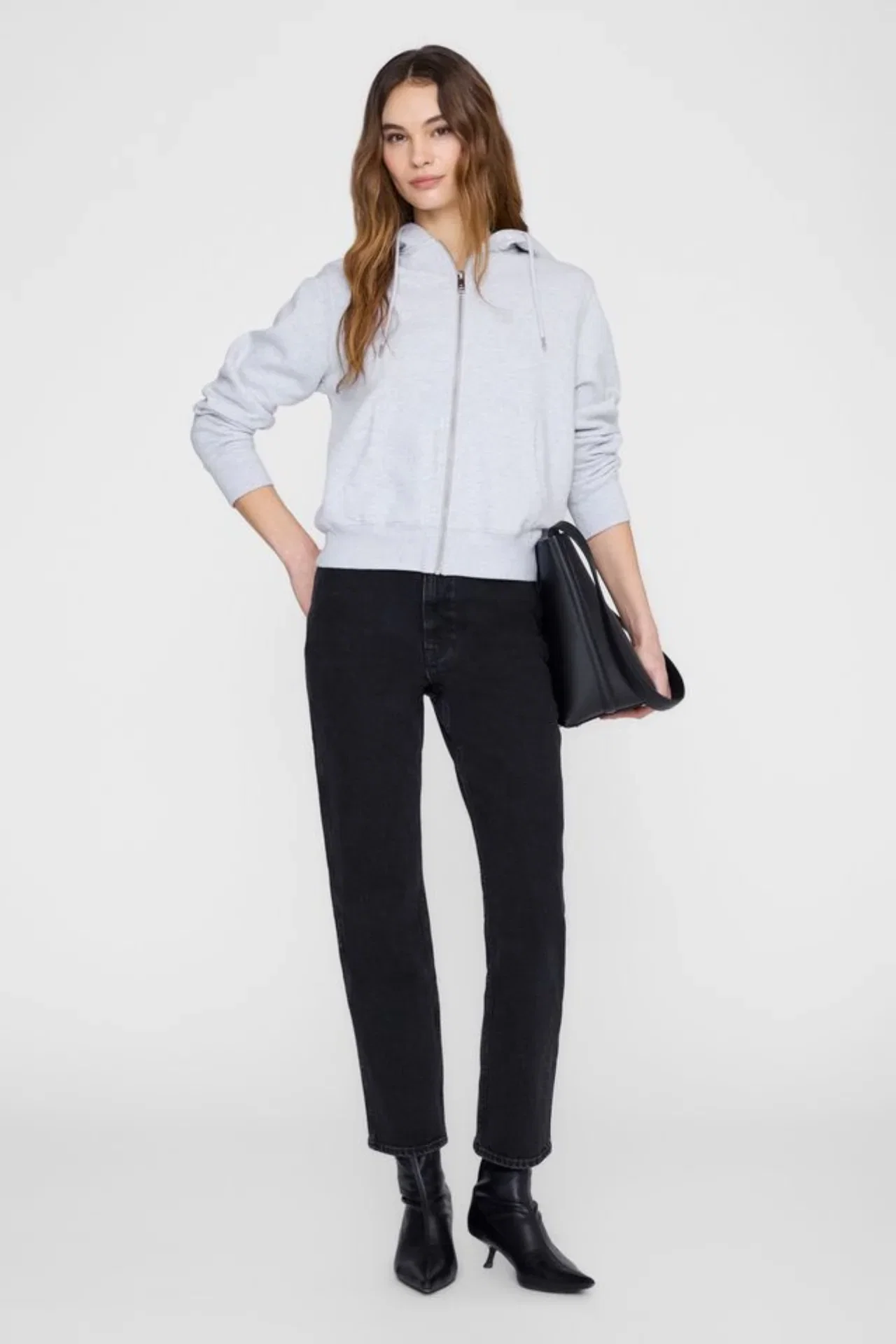 Image of Casper Zip Up Bing Grey Melange