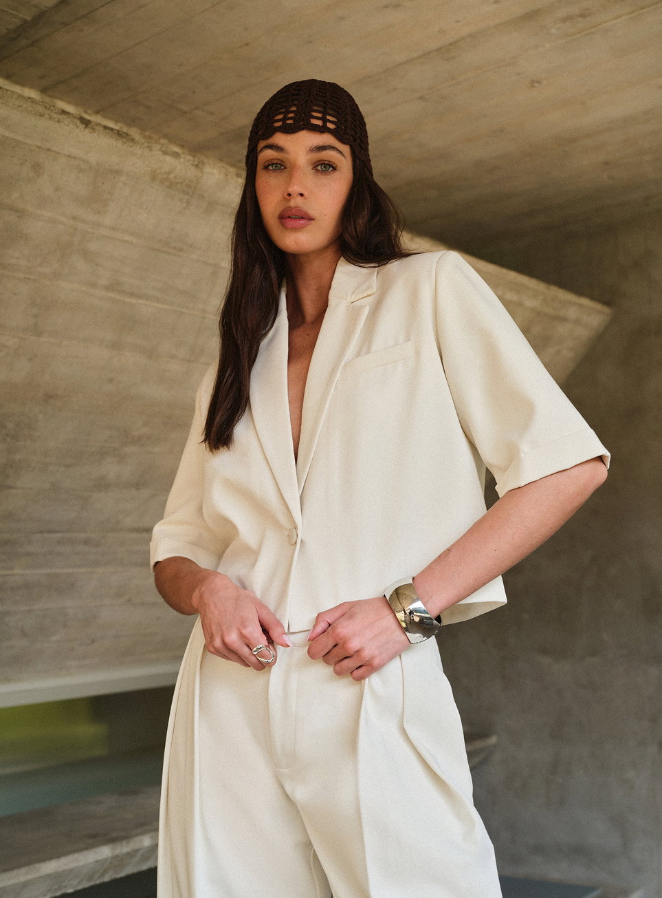 SHORT SLEEVE BLAZER