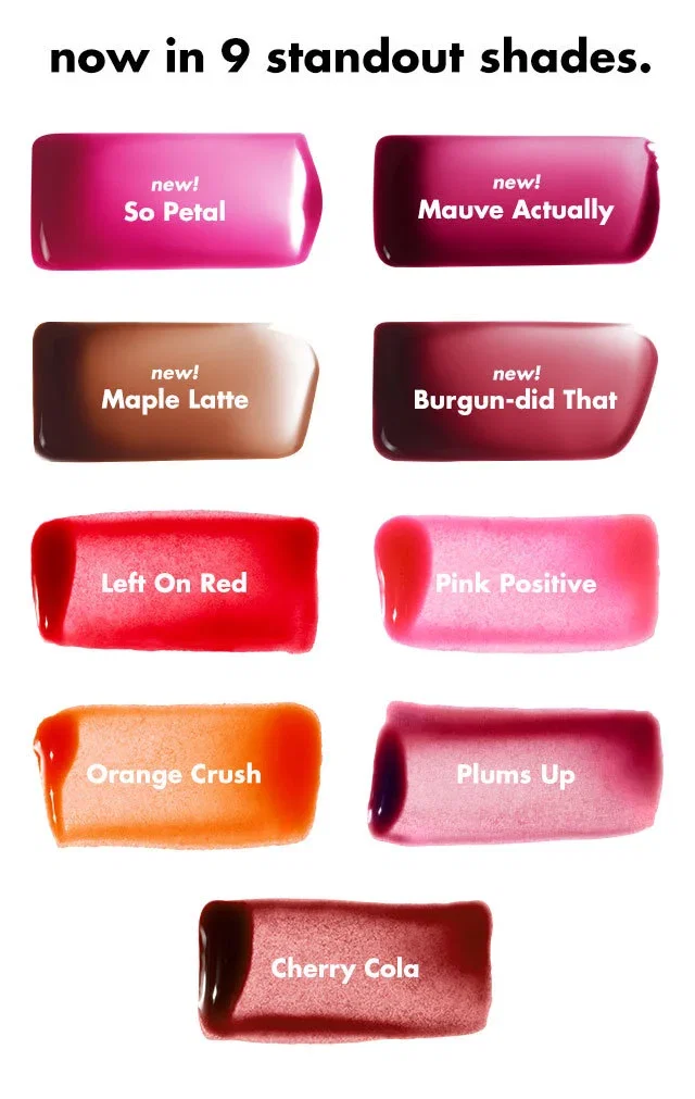 now in 9 standout shades. 