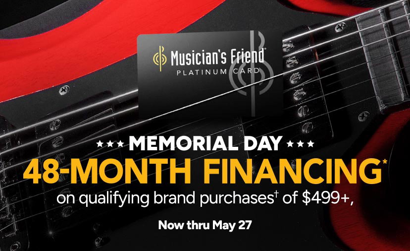 Memorial Day 48-month financing* on qualifying brand Platinum Card purchases† of $499+, now thru 5/27/26. Plus, 8% back in Rewards**. Get Details