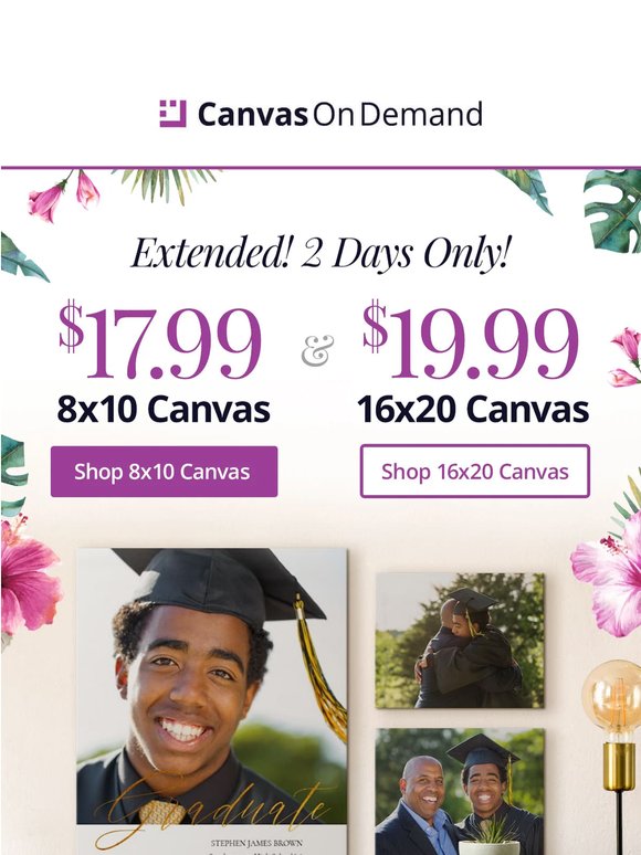 This is it. Memorial day sale ends tonight. Get your prints for all your grads, dads, aunties, siblings, mi maws and cousins twice removed :)
