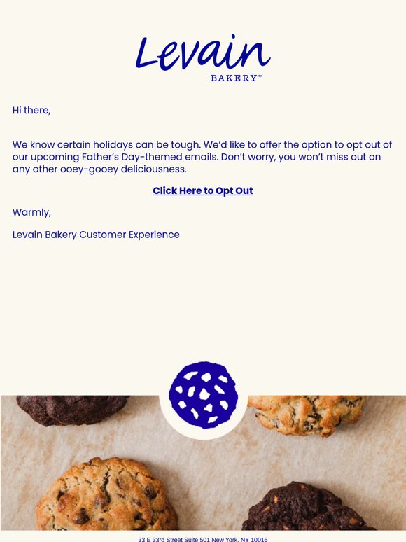 Want to opt out of Father's Day emails?