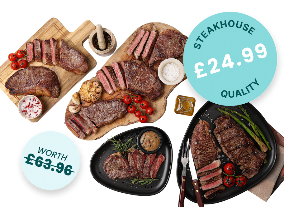 8 x Sirloin Steaks for £24.99