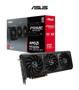 Découvrez la carte graphique Asus Prime Radeon RX 9070 XT OC Edition 16GB GDDR6