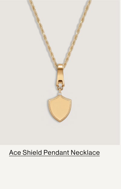 Ace Shield Pendant