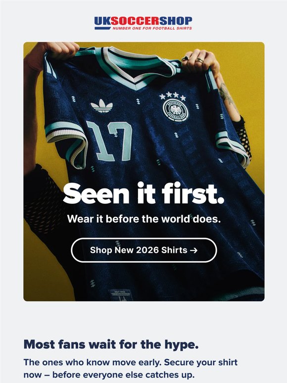 Seen it first. Wear it first. 👀