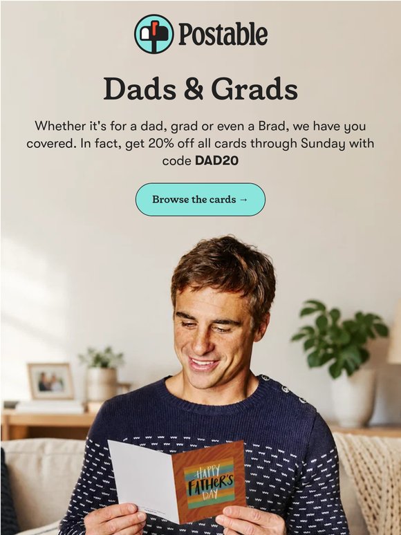 It's time to celebrate Dads & Grads 🎉