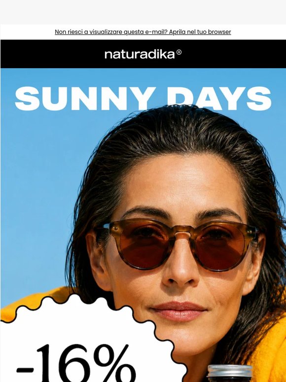 ☀️-16% EXTRA su tutto. Solo 4 giorni