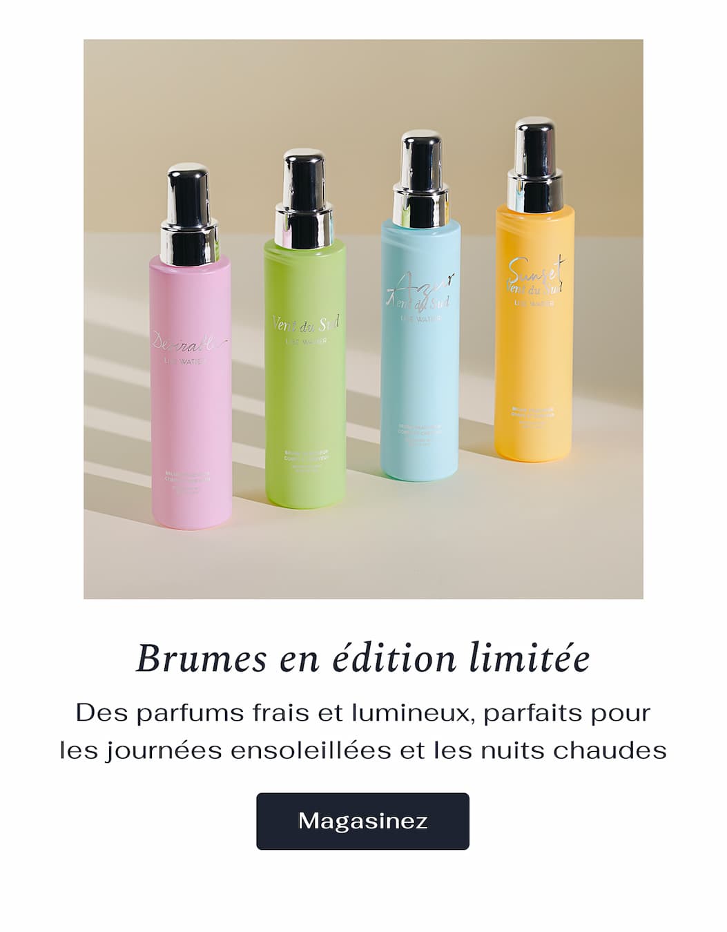 Brumes Fraîcheur corps et cheveux