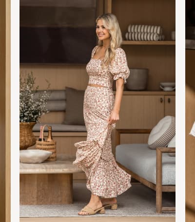 Shop The Moira Floral Top & Skirt