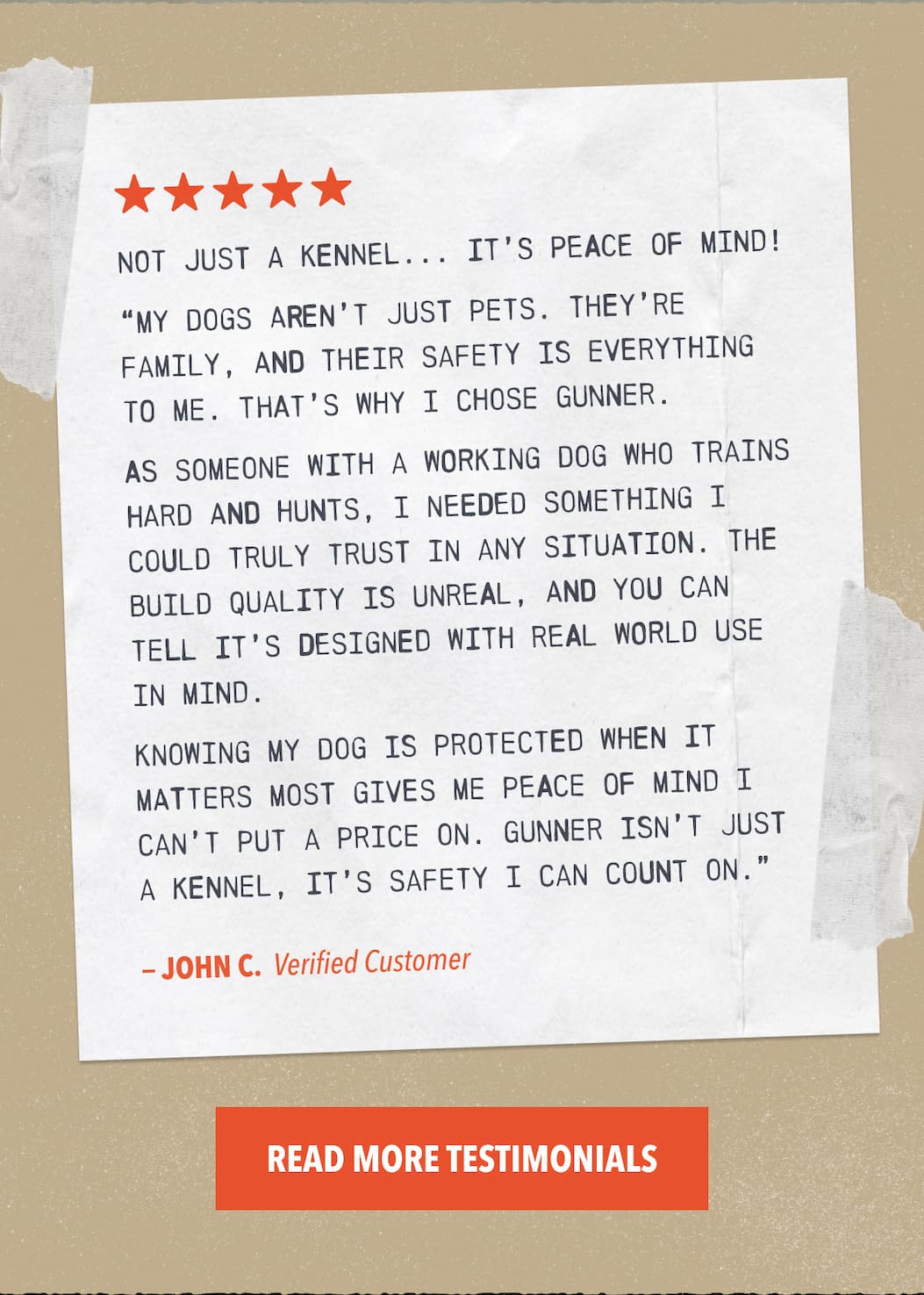 Read More Testimonials