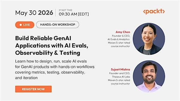Build Reliable GenAI Applications with AI Evals, Observability & Testing Build Reliable GenAI Applications with AI Evals, Observability & Testing
