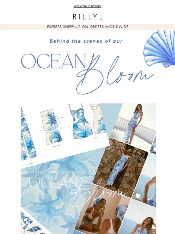 Concept to creation of our Ocean Bloom 🐚🩵