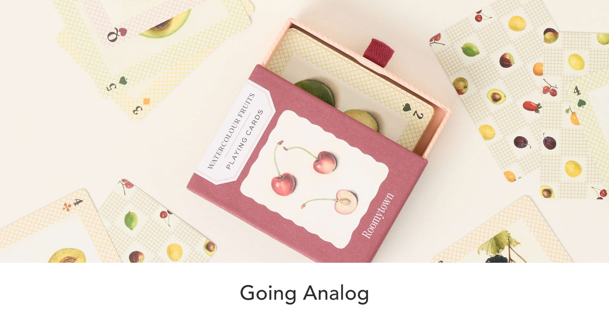 Going Analog