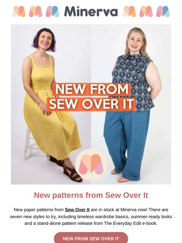 ✂️ New paper patterns from Sew Over It