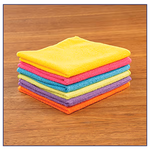 Multi-Purpose Microfiber Cloths, 6 Count