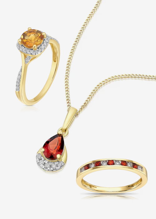 SHOP RED, ORANGE, YELLOW