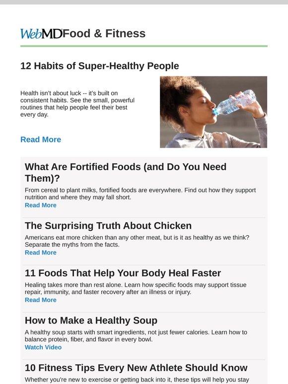 12 Habits of Super-Healthy People