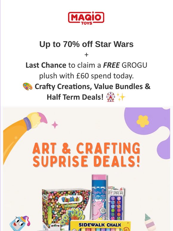 🎨 Crafty Creations, Value Bundles & Half Term Deals! 🎡✨